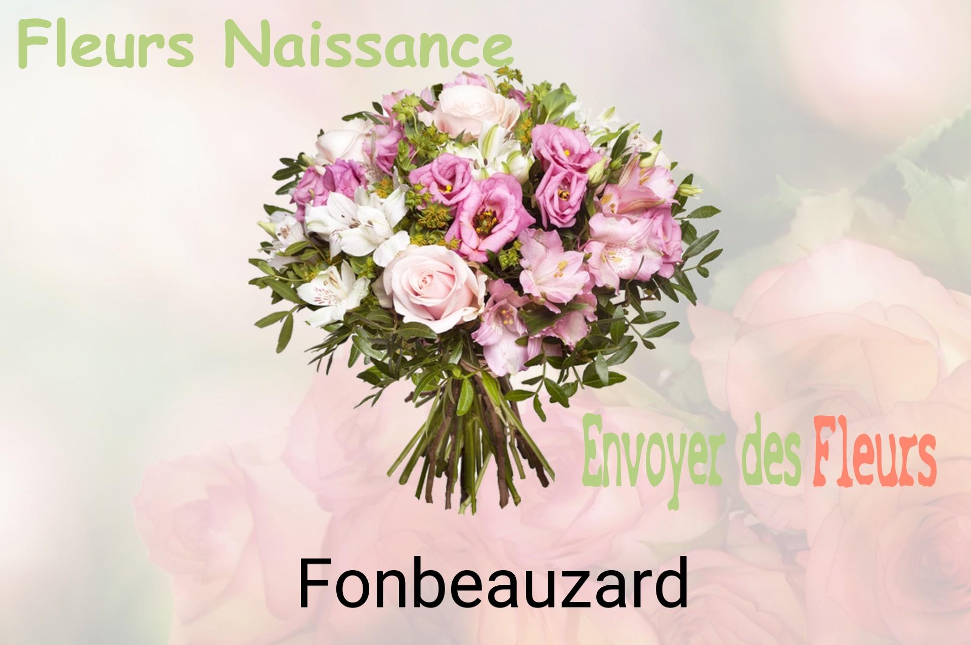 Bouquet de fleurs de naissance livré à Fonbeauzard